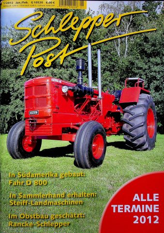 Deckblatt Schlepper Post (01/2012)